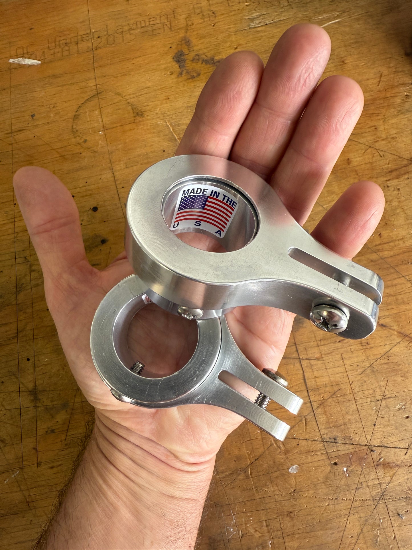 All Metal Industrial Grade Flagpole Swivel Rings with Sealed Bearings -Direct Mount No Clips Needed