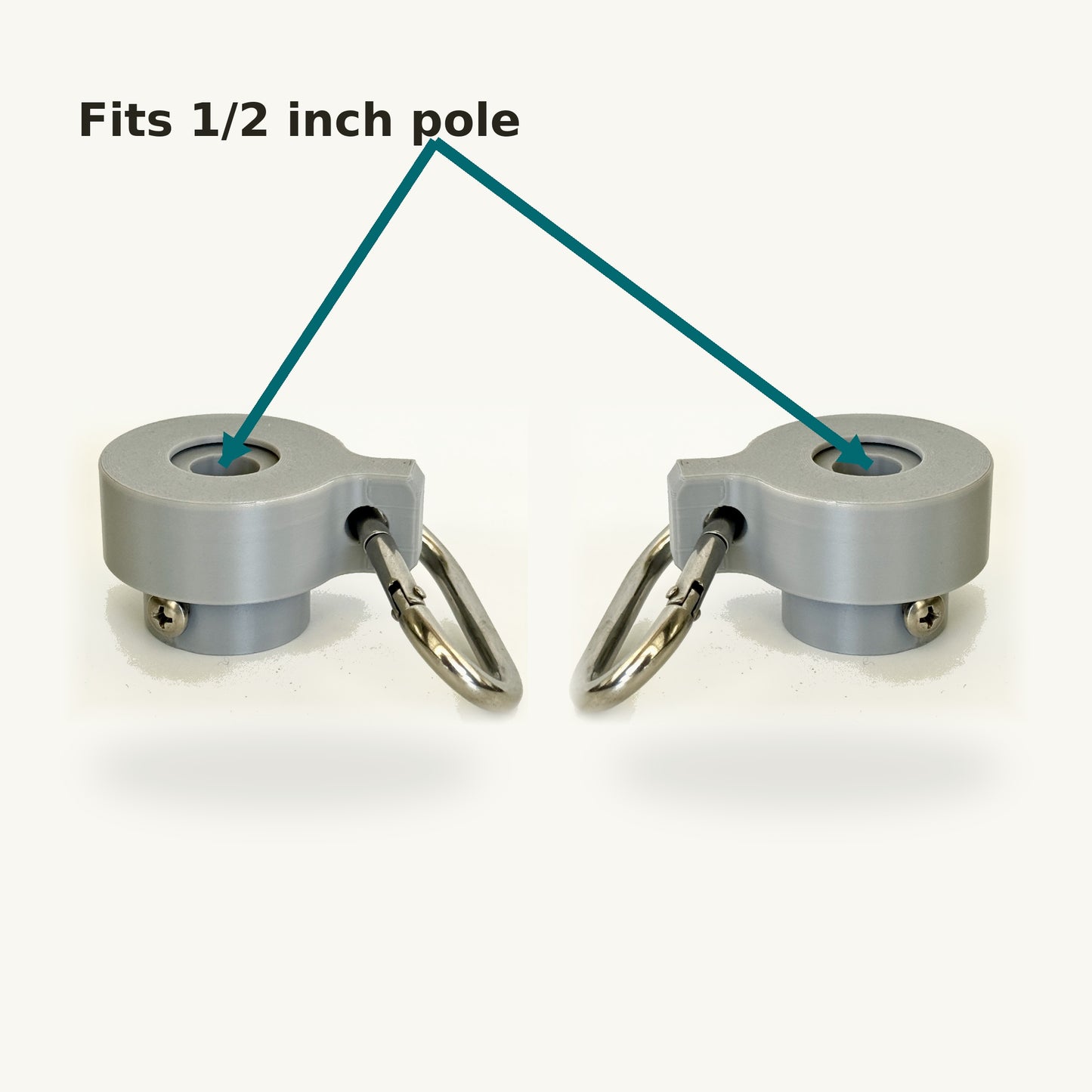 Flag Pole Swivel Rings | Direct Mount | Sealed Bearings | 6 Sizes 1/2" to 2"