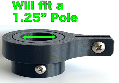 Direct Mount(Clip-Less) Ultimate Flag Flagpole Rotating Swivel with Industrial Sealed Bearings, Tangle Free Attachment, fits Costco and Flagpole Buddy Poles