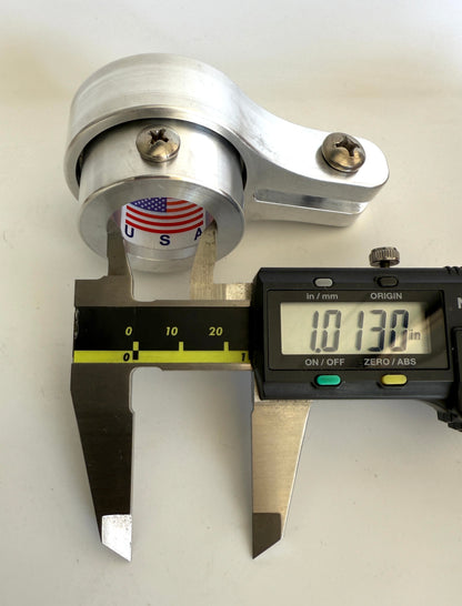 All Metal Industrial Grade Flagpole Swivel Rings with Sealed Bearings -Direct Mount No Clips Needed