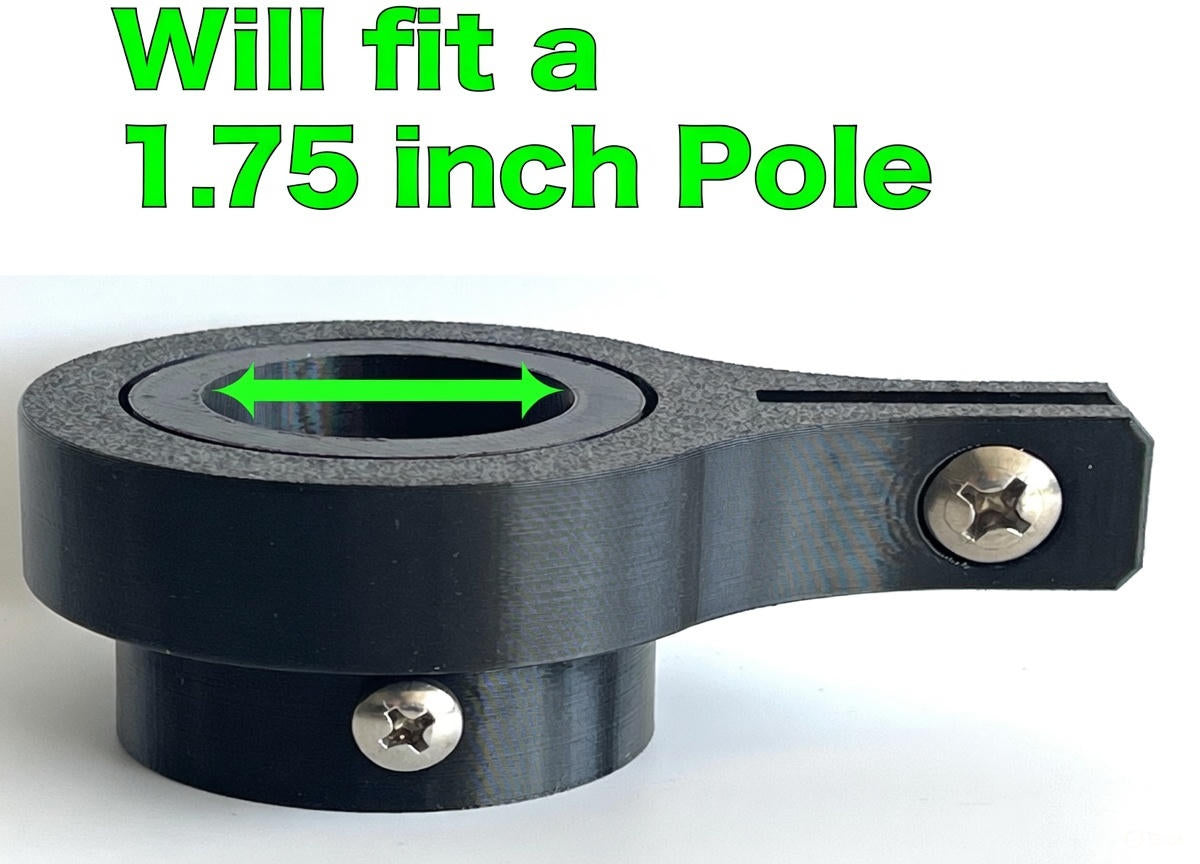 Industrial Grade Flagpole Swivels & Rings with Sealed Bearings -Direct Mount No Clips Needed