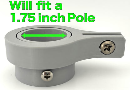 Industrial Grade Flagpole Swivels & Rings with Sealed Bearings -Direct Mount No Clips Needed