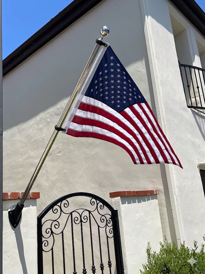 Custom Flag Pole Bracket Mount holder, CNC Machined Solid Metal 1 to 1.5 inch