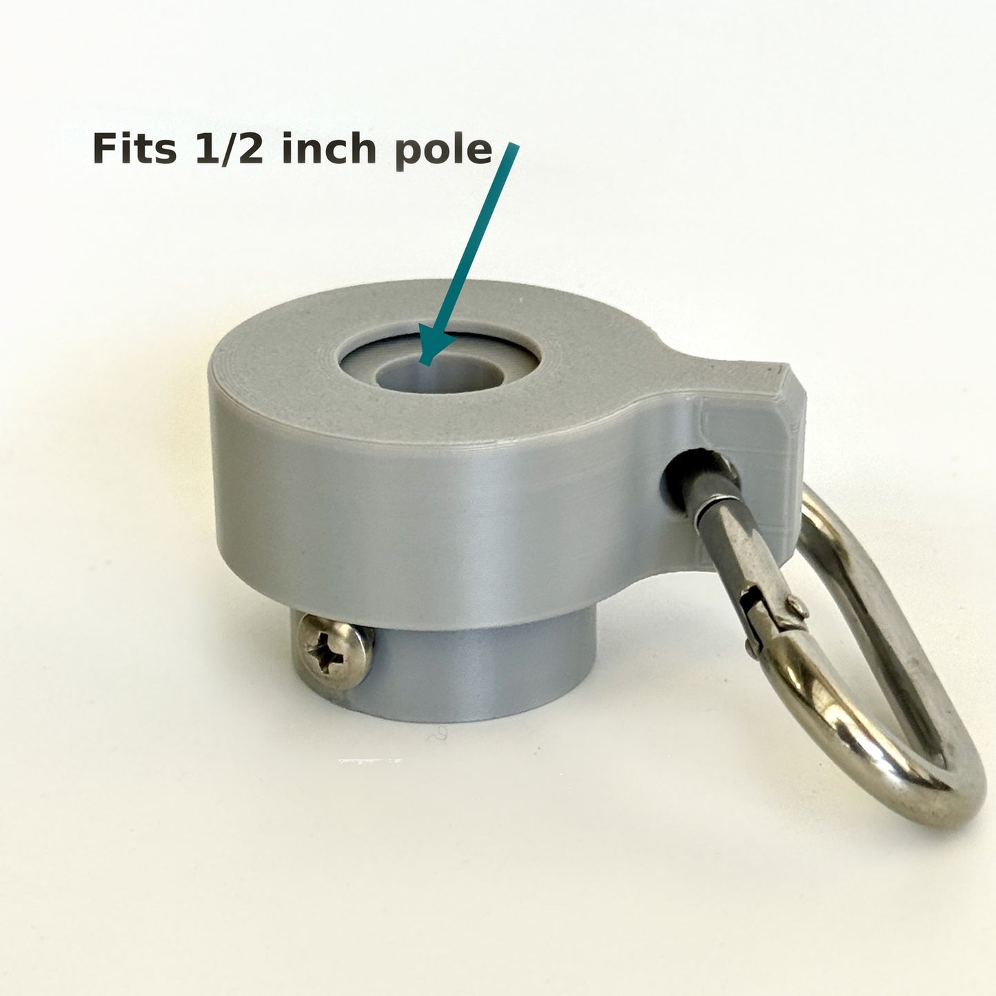 Flag Pole Swivel Rings | Sealed Bearings | Stainless Steel Clips | 6 Sizes 1/2" to 2"