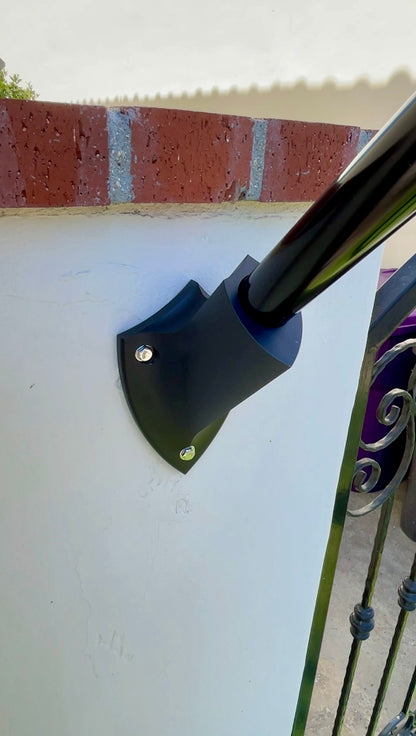 Custom Flag Pole Bracket Mount holder, CNC Machined Solid Metal 1 to 1.5 inch