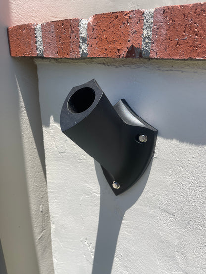 Custom Flag Pole Bracket Mount holder, CNC Machined Solid Metal 1 to 1.5 inch