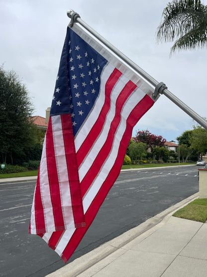 Direct Mount(Clip-Less) Ultimate Flag Flagpole Rotating Swivel with Industrial Sealed Bearings, Tangle Free Attachment, fits Costco and Flagpole Buddy Poles
