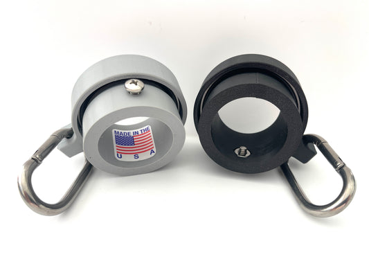 Flag Pole Swivel Rings | Sealed Bearings | Stainless Steel Clips | 6 Sizes 1/2" to 2"